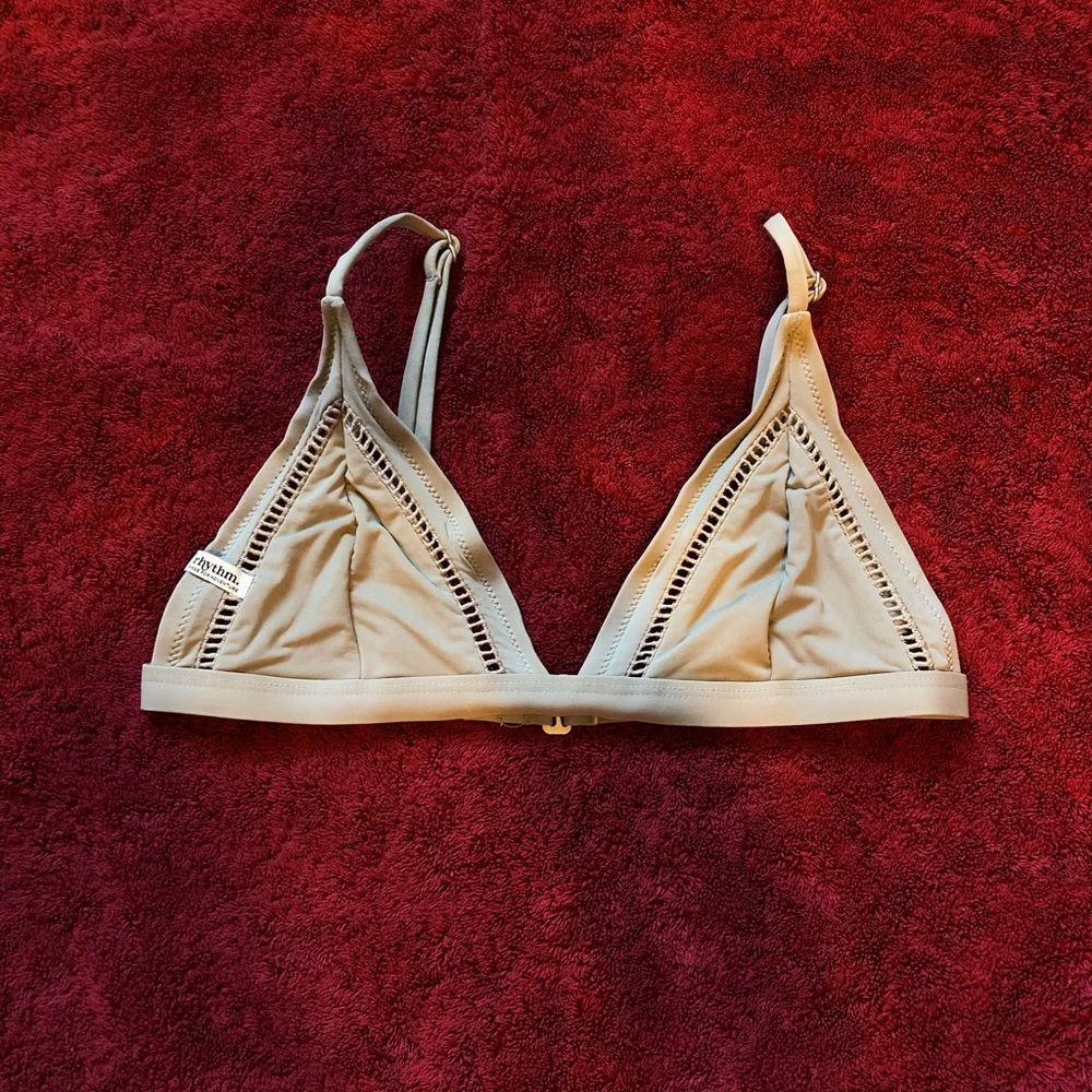 Rhythm Gray Bikini Top